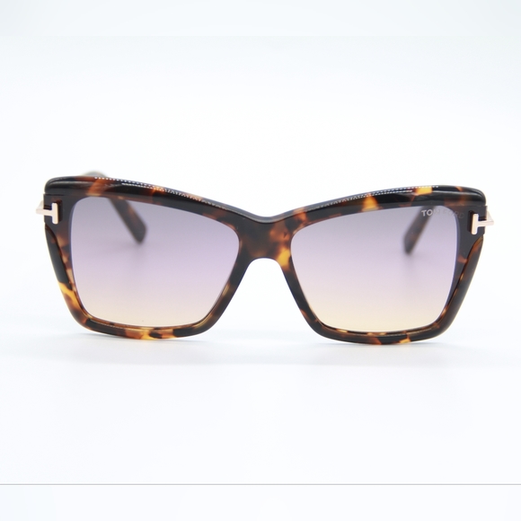 NEW TOM FORD TF849 55B WOMEN SUNGLASSES TOM FORD  LEAH FT849/S 55B - Picture 4 of 11